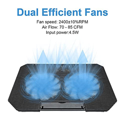 Laptop Cooling: DQJMHSEN Laptop Cooler Stand – Side View