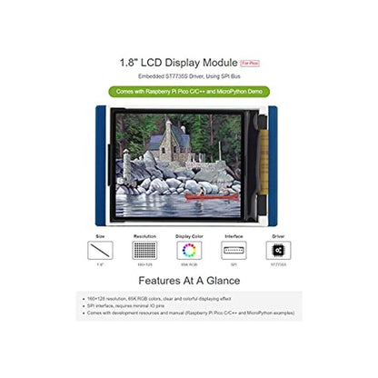 Display Waveshare: Waveshare 1.8inch LCD Display Module For – Packaging