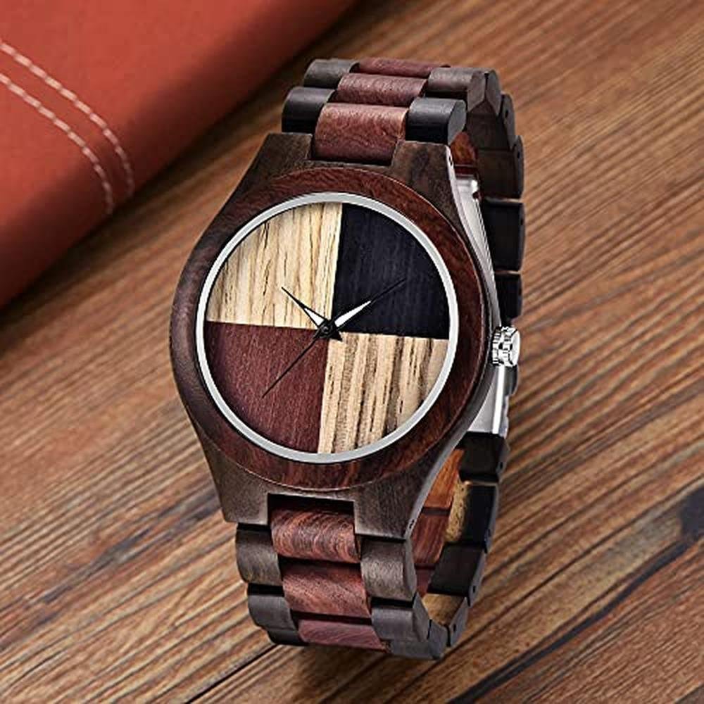 Wooden Watches: Dentily Handmade Wooden Watches for Men – Side View