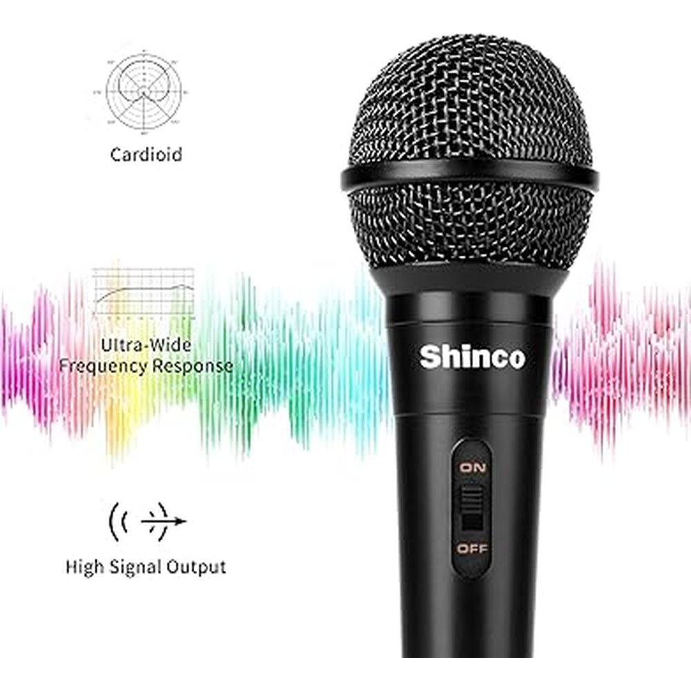 Microphone Shinco: Shinco Handheld Mic Cardioid Vocal – Close-up Detail