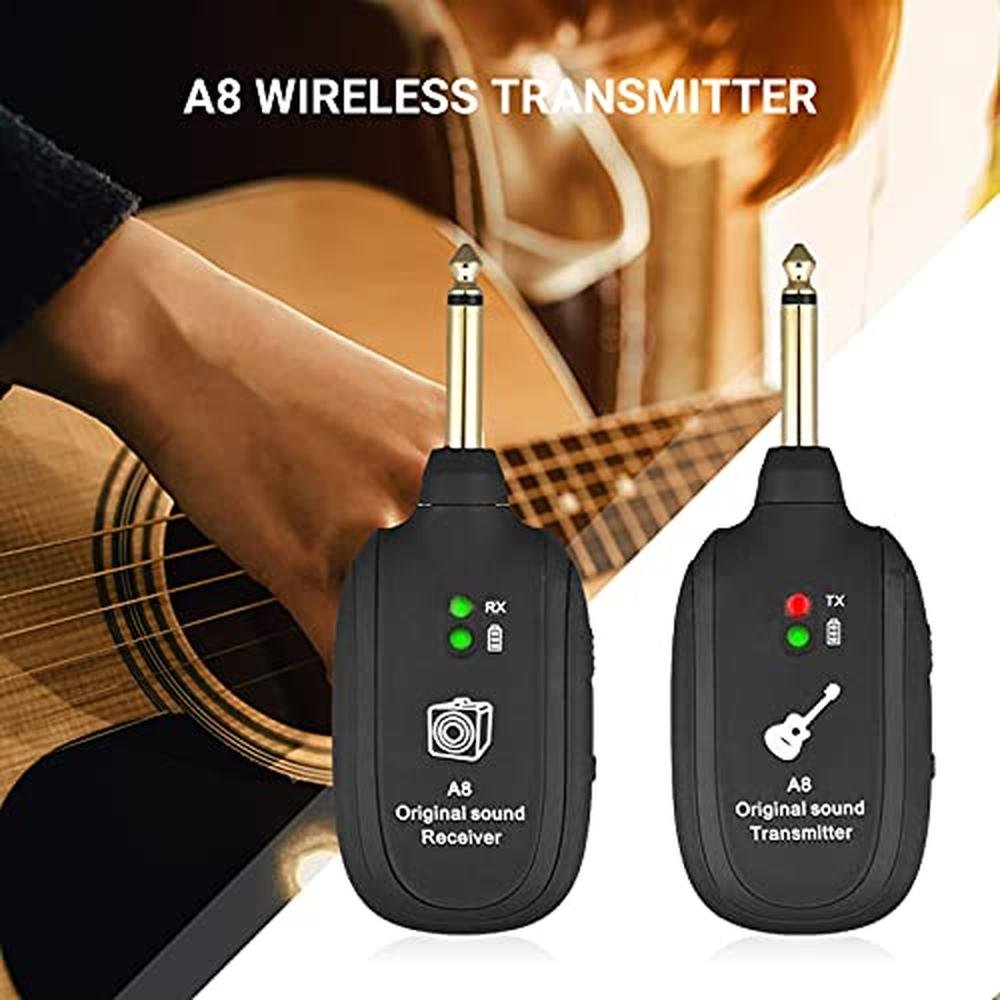 Guitar RIWPKFH: RIWPKFH Wireless Guitar System 4 Channels – In Use