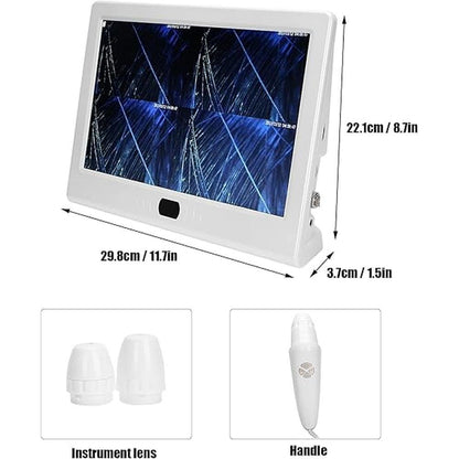 Scalp Detector: 13inch 50x-200x Lens Multi-Functional – Side View