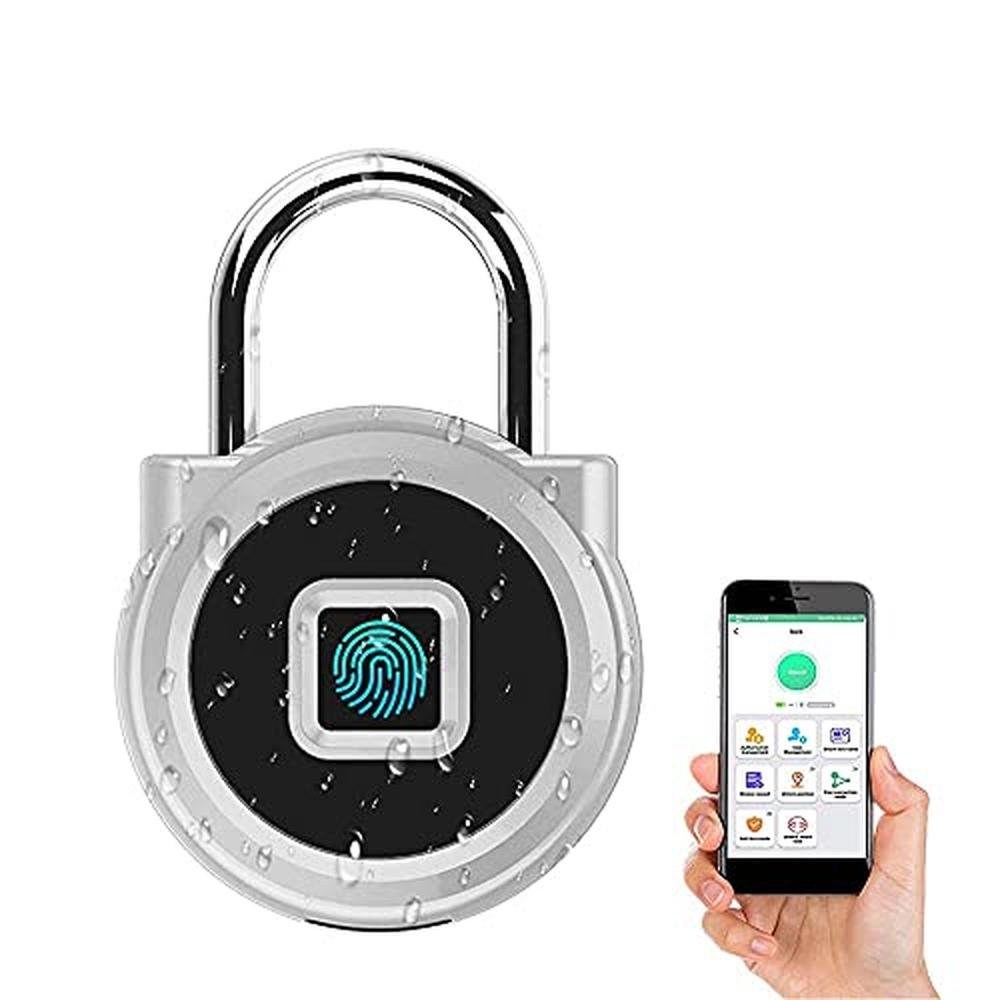 Secure Gym Lockers with eLinkSmart's Waterproof Fingerprint – Close-up Detail