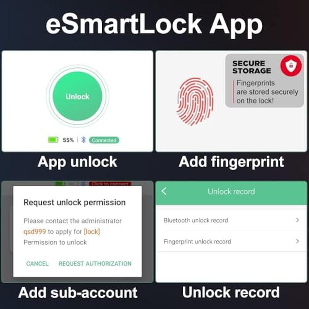Secure Gym Lockers with eLinkSmart's Waterproof Fingerprint – Packaging