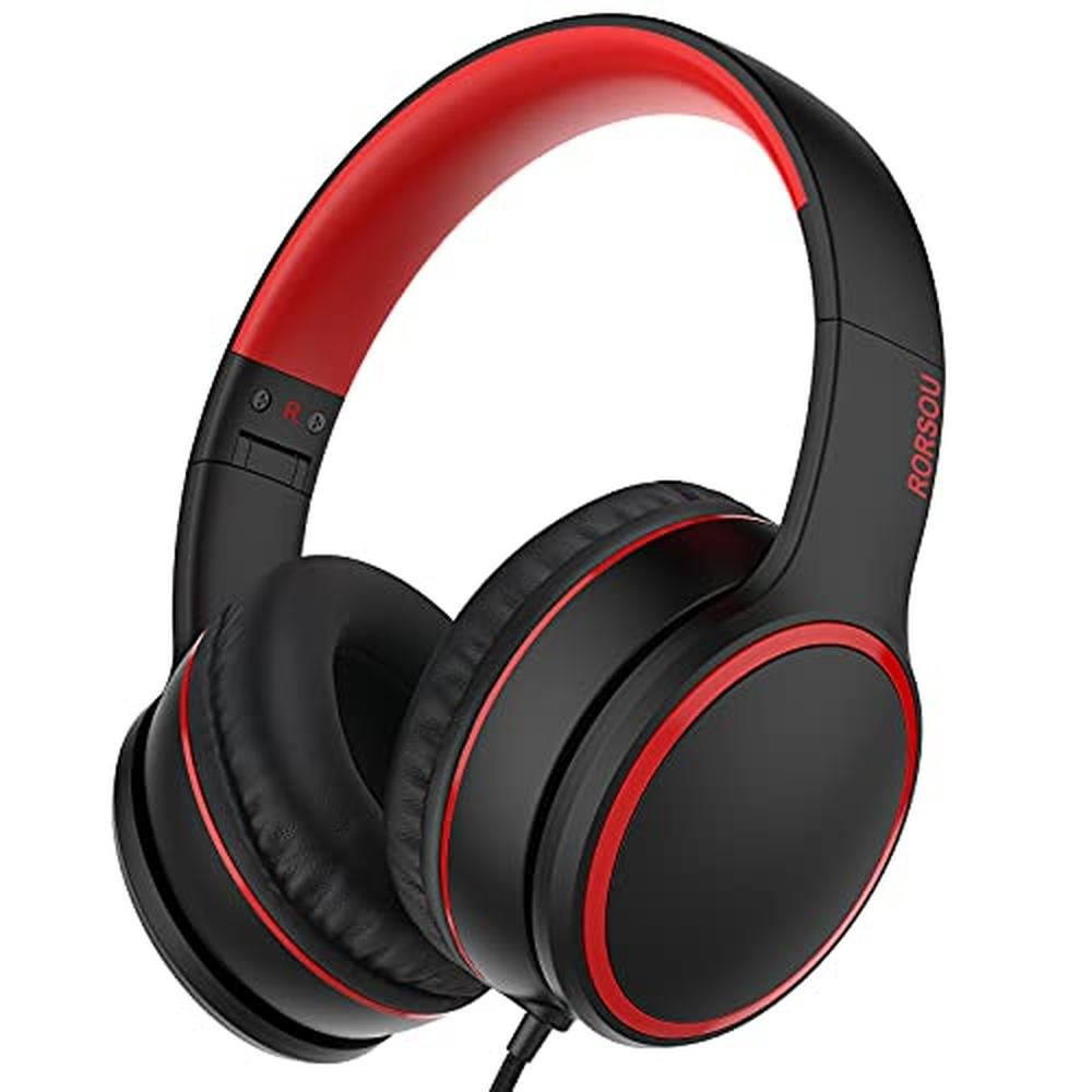 Headphones Rorsou: RORSOU R10 Over-Ear Headphones with – Front View