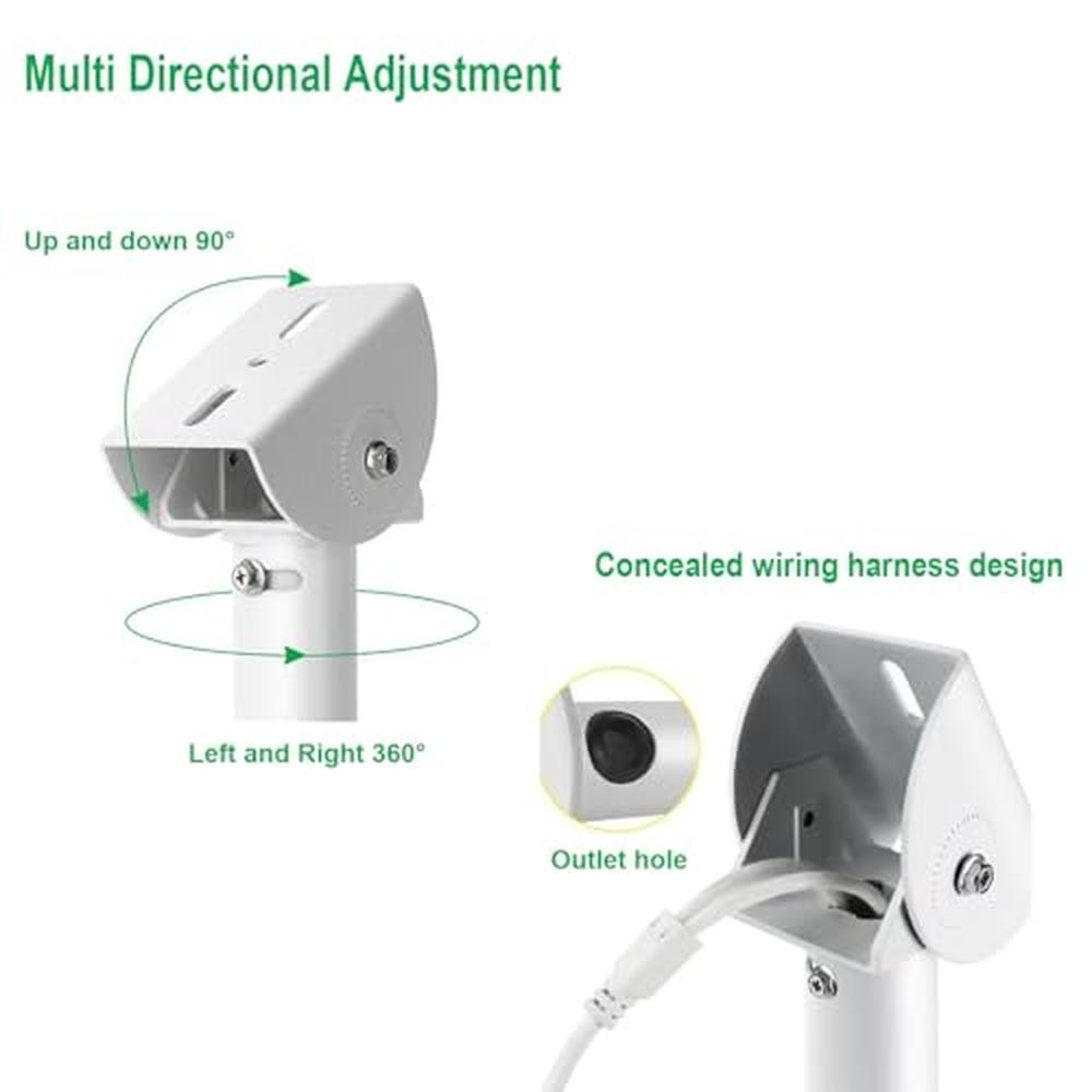 Mount USIDAER: USIDAER Surveillance Security Camera Mount – Side View