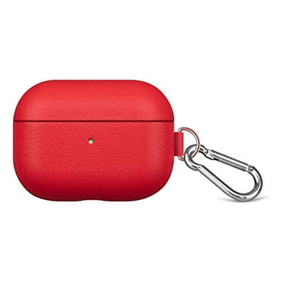 Leather Case: Lopie Luxury Airpods Pro Case with Keychain – Side View