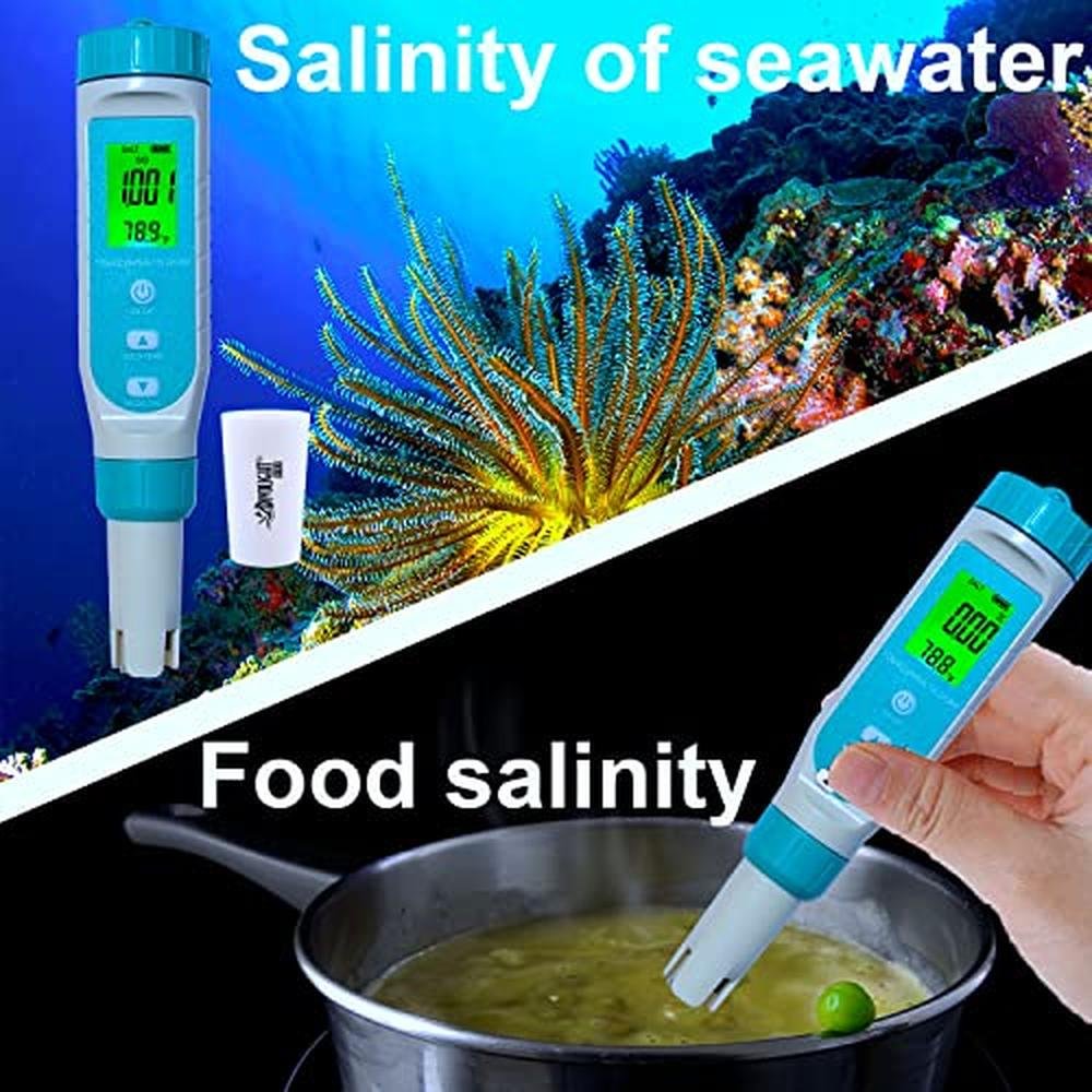 Premium 7 in 1 Water Quality Tester Pen Meter for Pools – Packaging