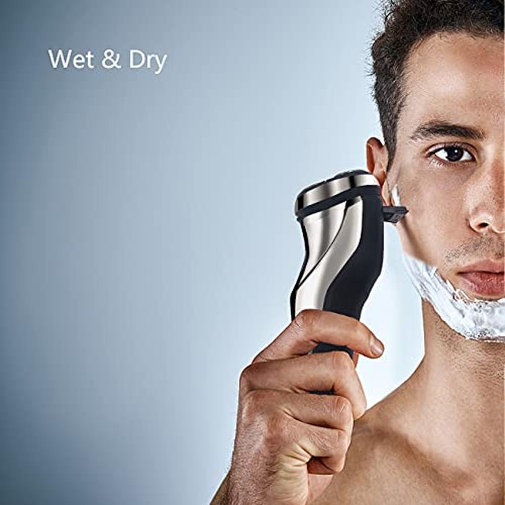 Electric Men's Shaver: WELIRY Electric Razor Wet Dry – Close-up Detail