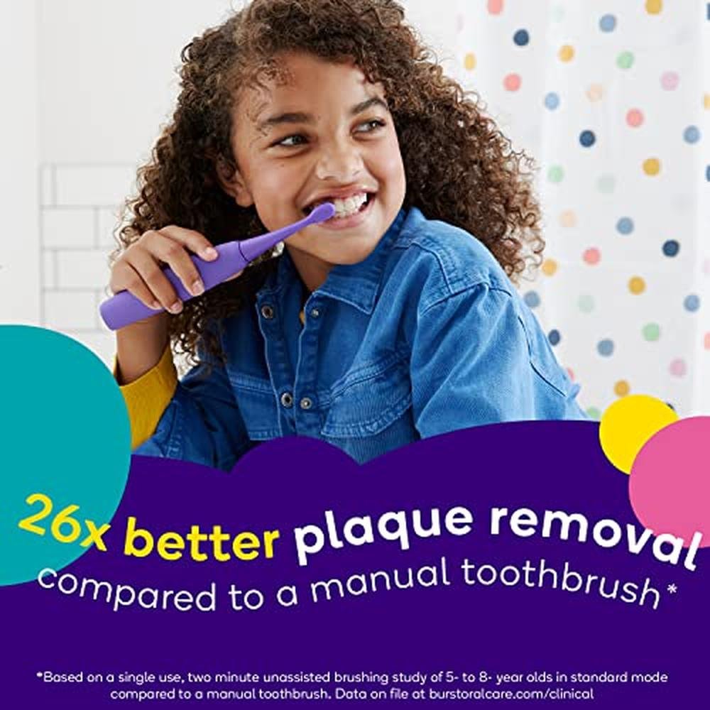 Burst Kids Premium Electric Toothbrush for Toddlers – Side View