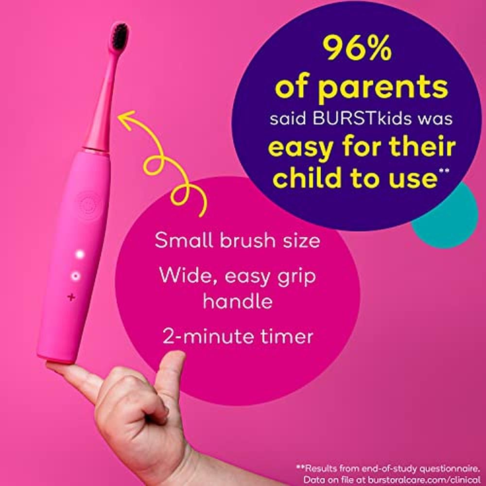 Burst Kids Premium Electric Toothbrush for Toddlers – Close-up Detail