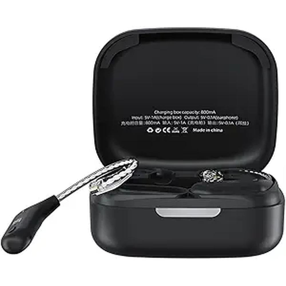 erjigo TWS + Earbuds Hook 2Pin Connector with Mic – Front View
