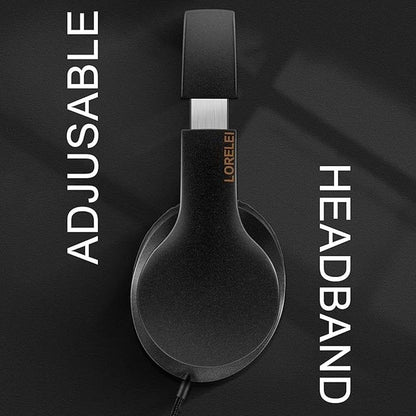 LORELEI X6 Over-Ear Headphones With Microphone – In Use
