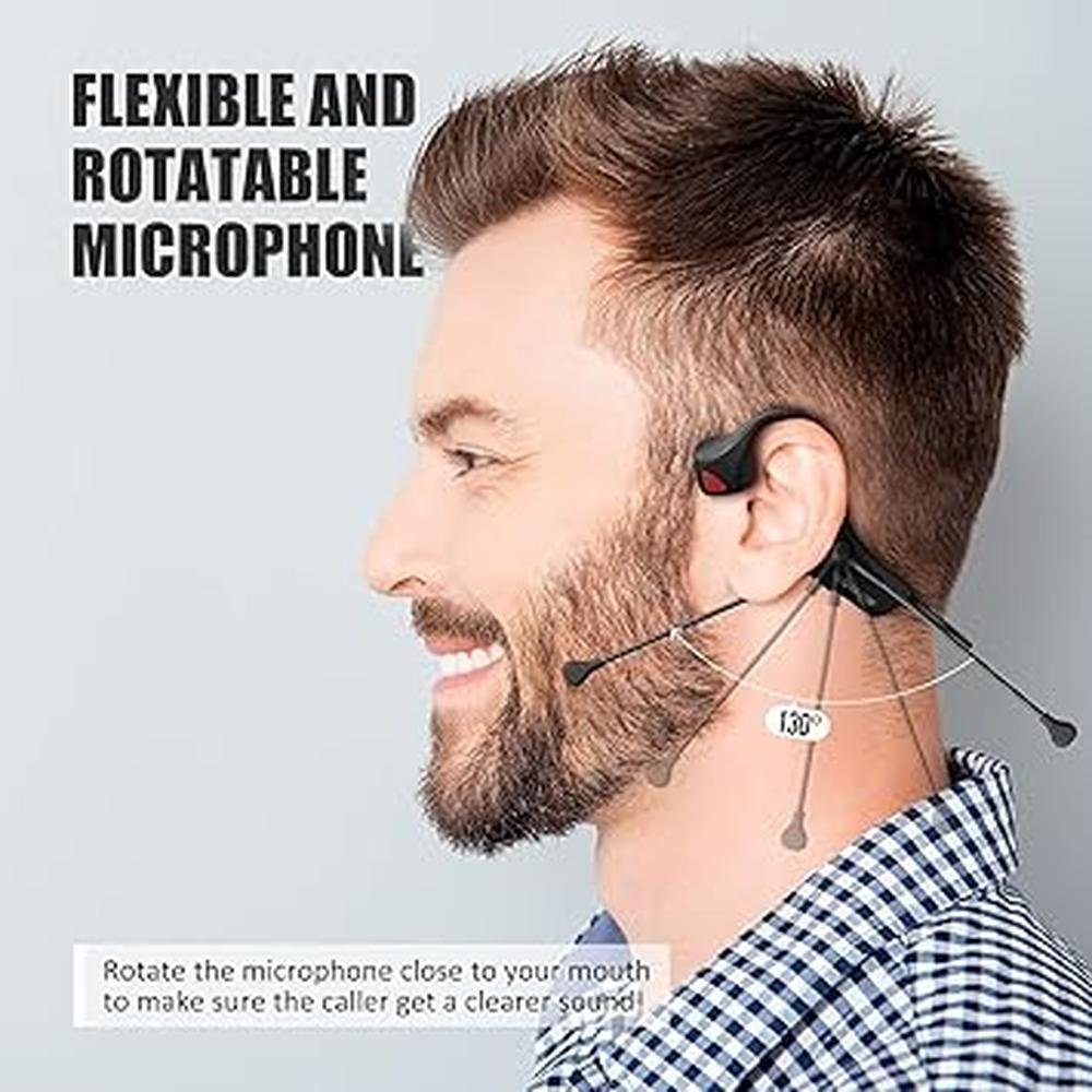 Headphones Mic: Youthwhisper Bone Conduction Bluetooth Open – Side View