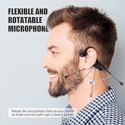 Headphones Mic: Youthwhisper Bone Conduction Bluetooth Open – Side View