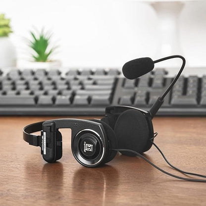 Koss Porta Pro Double-Sided Communication Headset with – Close-up Detail
