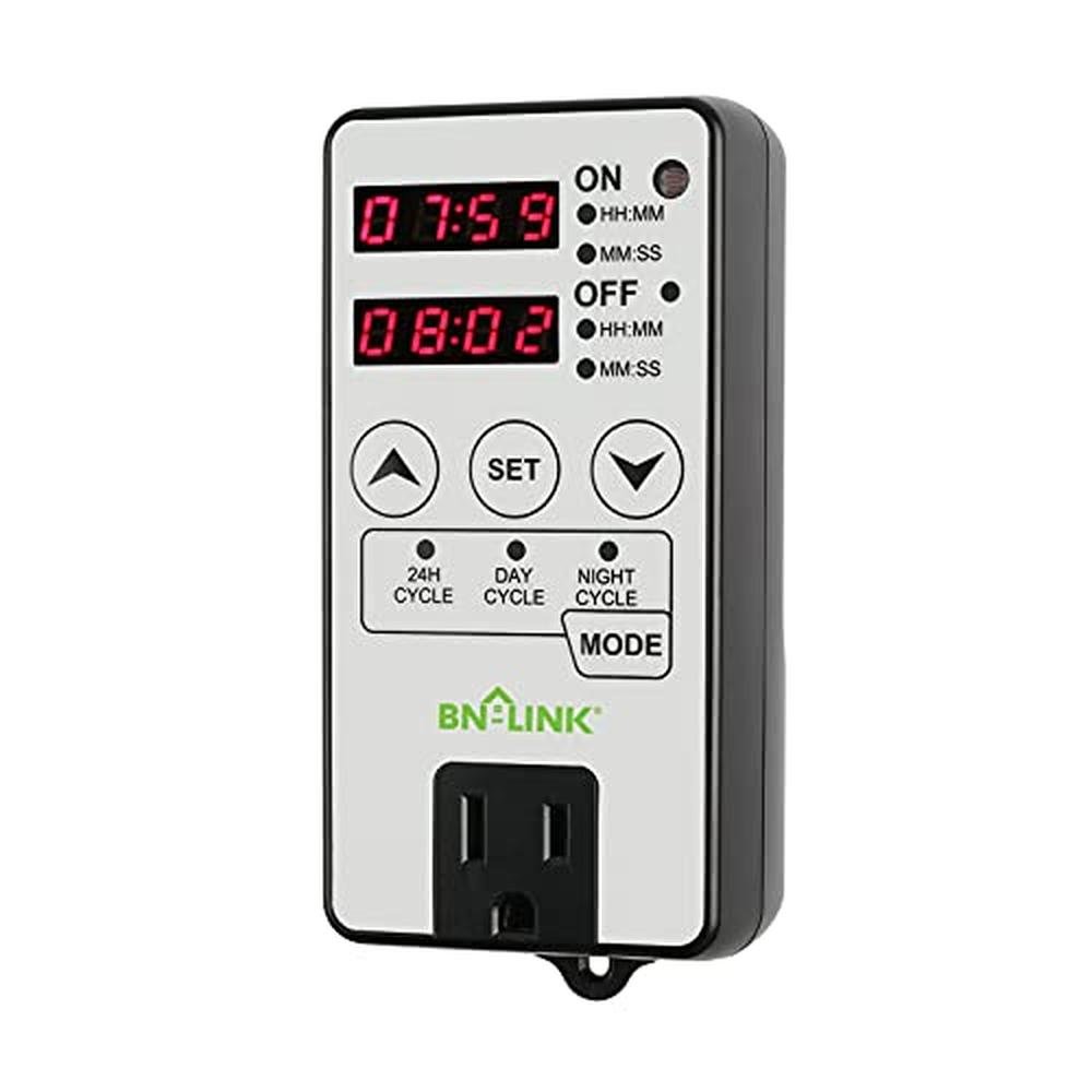 Timer Outlet: BN-LINK Timer Outlet – Front View