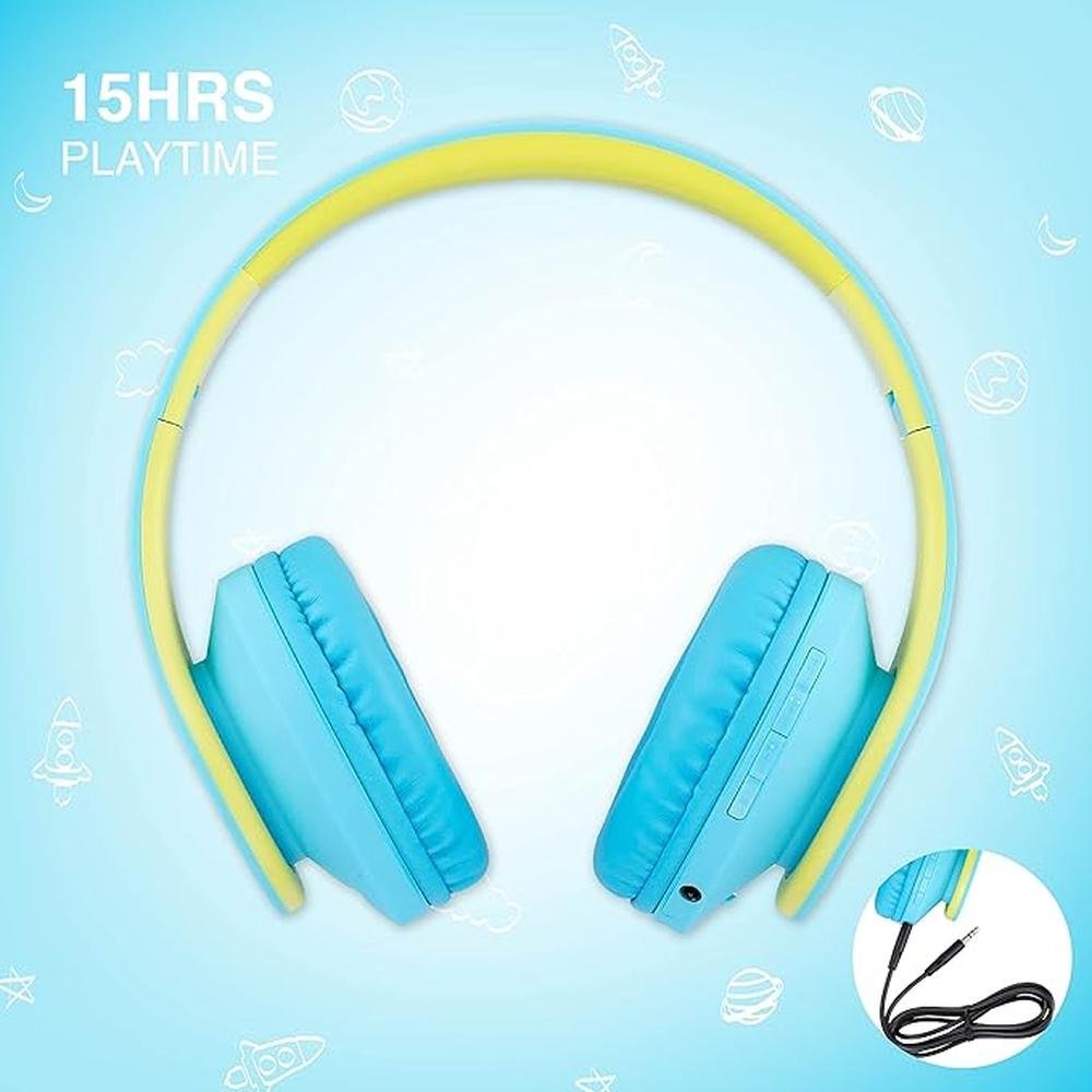 PowerLocus Kids Headphones Over-Ear – Side View