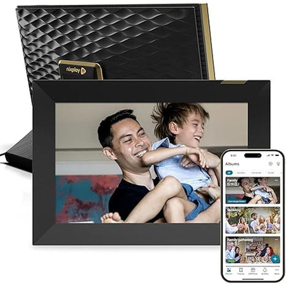 Digital Picture Frame: Nixplay Upgraded 10.1 HD Touch – Front View