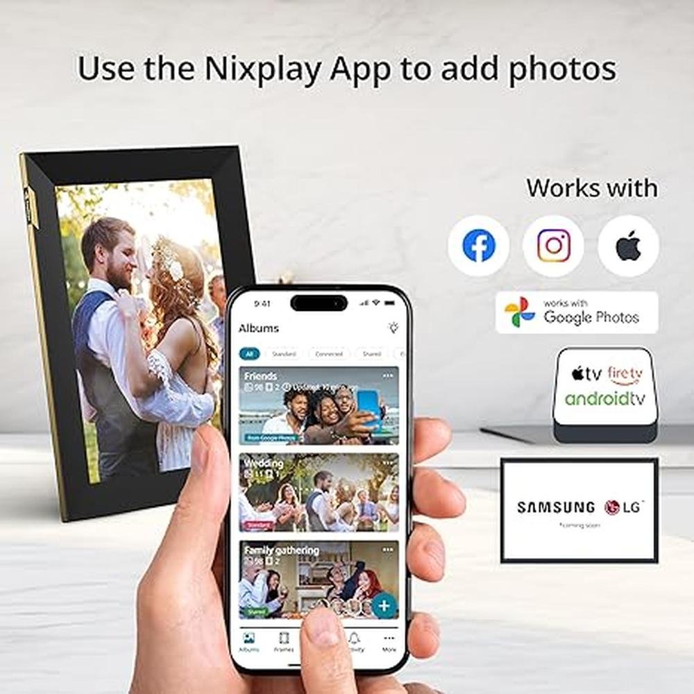 Digital Picture Frame: Nixplay Upgraded 10.1 HD Touch – In Use