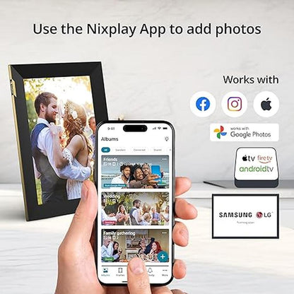 Digital Picture Frame: Nixplay Upgraded 10.1 HD Touch – In Use