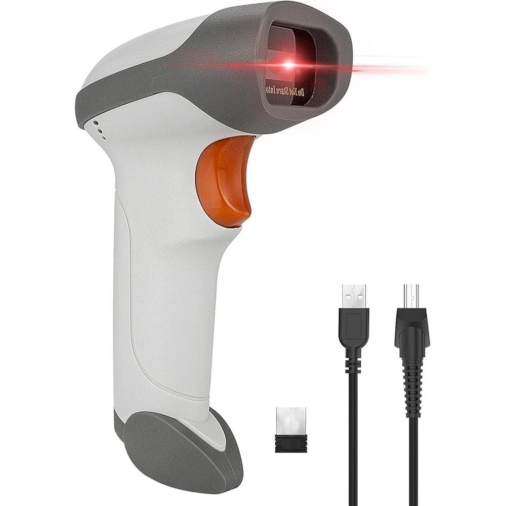 Barcode Scanner: NetumScan Bluetooth 2D Barcode Scanner – Front View