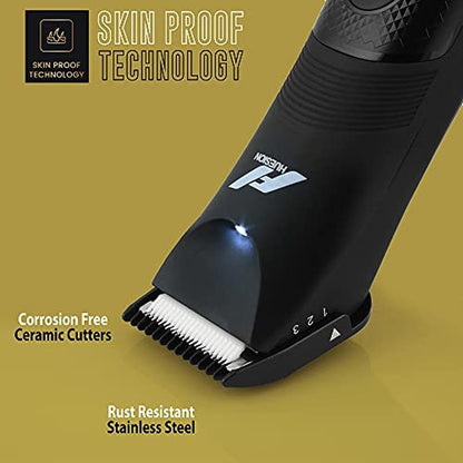 Body Trimmer for Men: Fhuesion Manscape Trimmer IPX7 – In Use