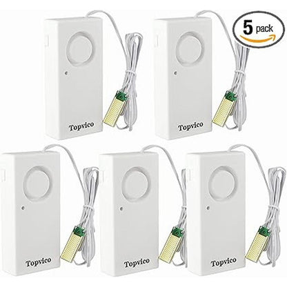 Water Leak Detector: Topvico 120dB Loud Siren – Front View