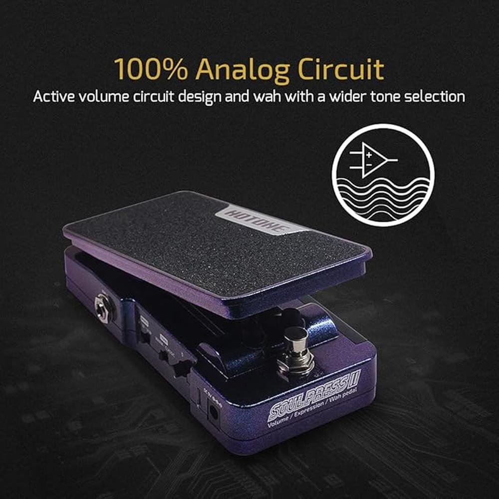 Guitar Effects: HOTONE Soul Press II 4-in-1 Wah Active – Close-up Detail