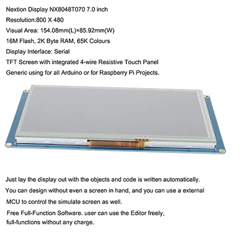 Display Ferwooh: Ferwooh Nextion Basic Display 7.0 – Side View