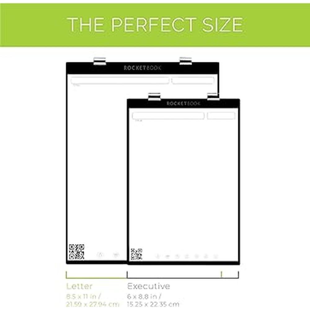 Rocketbook Orbit: Executive Page Pack Smart Reusable Legal – Side View