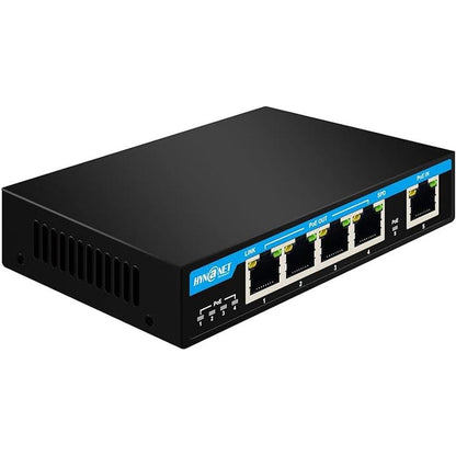 PX204 4 Port Gigabit PoE Extender with IEEE802.3af/at/bt – Close-up Detail