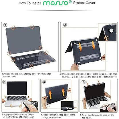 MacBook Air 13 Inch Case: MOSISO Premium Hard Shell Cover – Close-up Detail