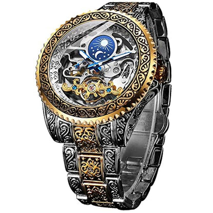 Forsining Retro Watch for Men – Front View