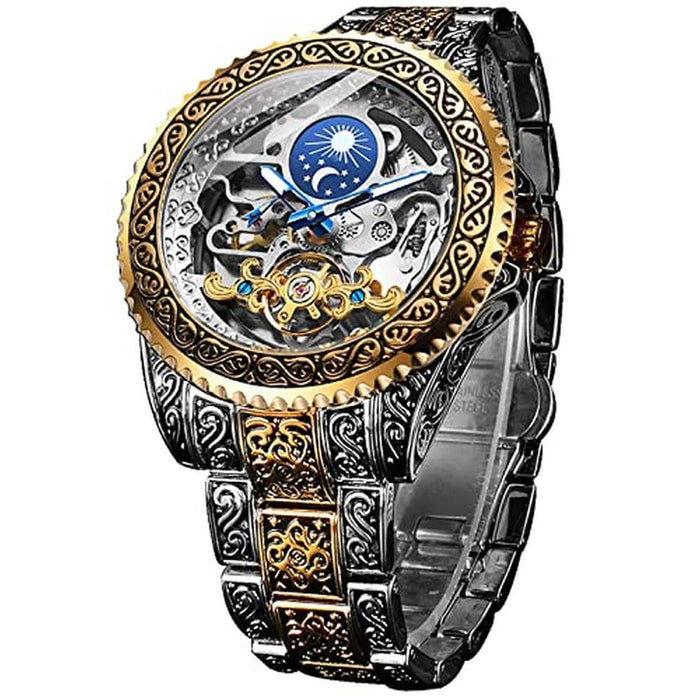Forsining Retro Watch for Men – Front View