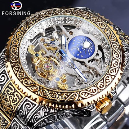 Forsining Retro Watch for Men – Side View