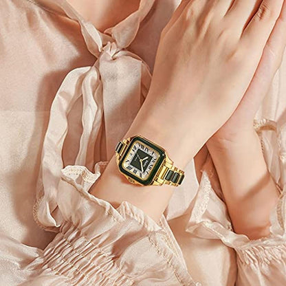 Women Diella: Diella Luxury Rectangle Dress Wrist Watch – Packaging