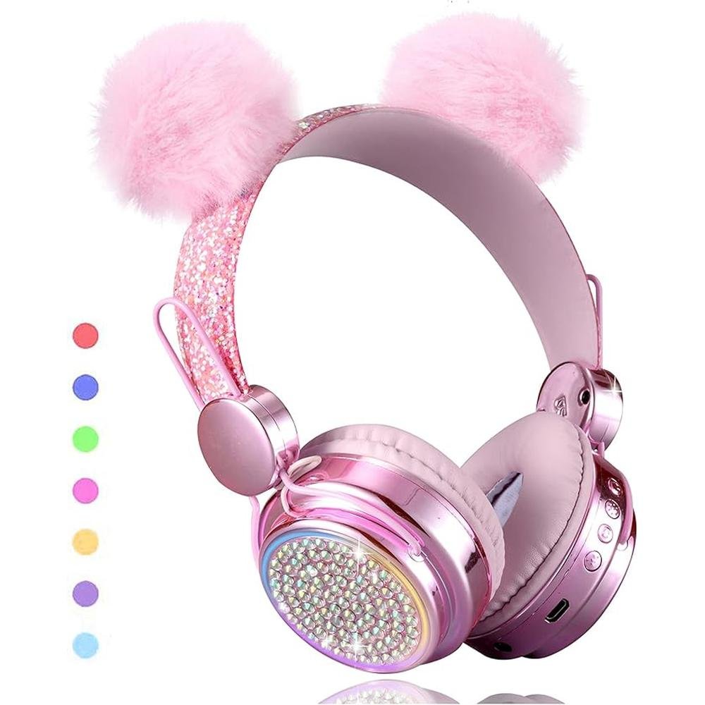 Wireless Girls Headphones Bluetooth – Front View