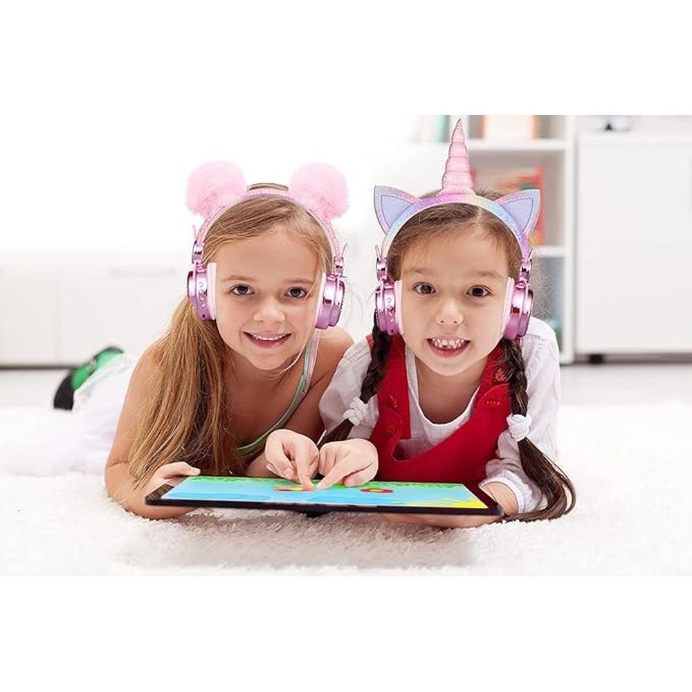 Wireless Girls Headphones Bluetooth – In Use