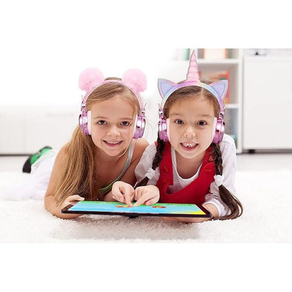 Wireless Girls Headphones Bluetooth – In Use