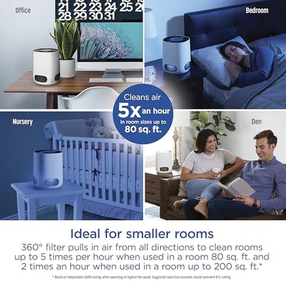 Clorox Air Purifiers: Clorox True HEPA Filter – In Use
