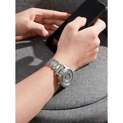 Watches Eutour: EUTOUR Men's Magnetic Watch 3D PVD One Piece – Side View