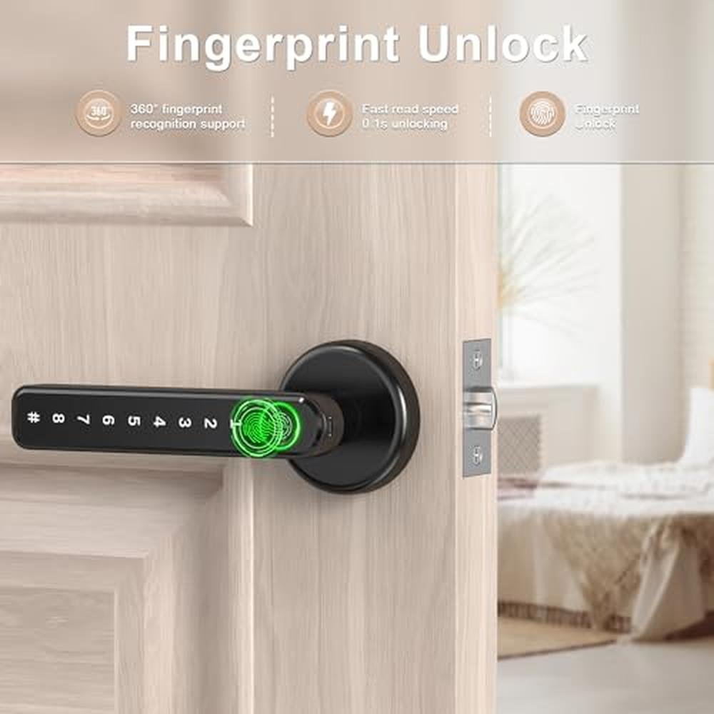 Premium Fingerprint Door Locks – Side View
