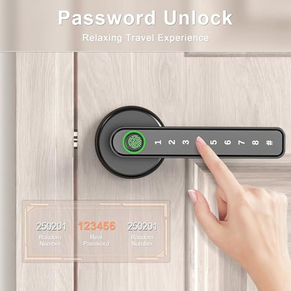 Premium Fingerprint Door Locks – Close-up Detail