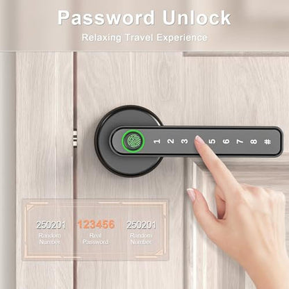 Premium Fingerprint Door Locks – Close-up Detail