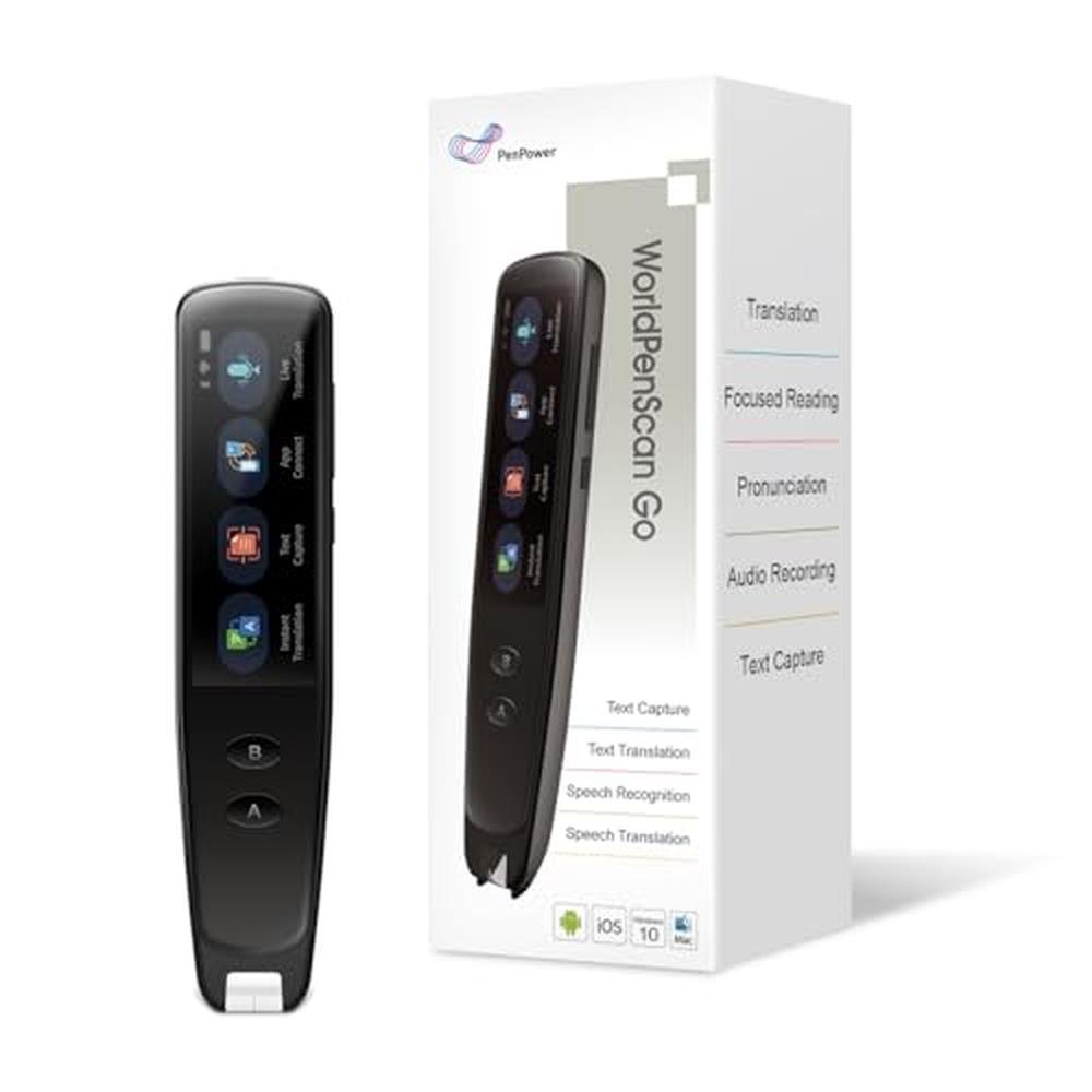 Reading PenPower: PenPower WorldPenScan Go Advanced – Front View