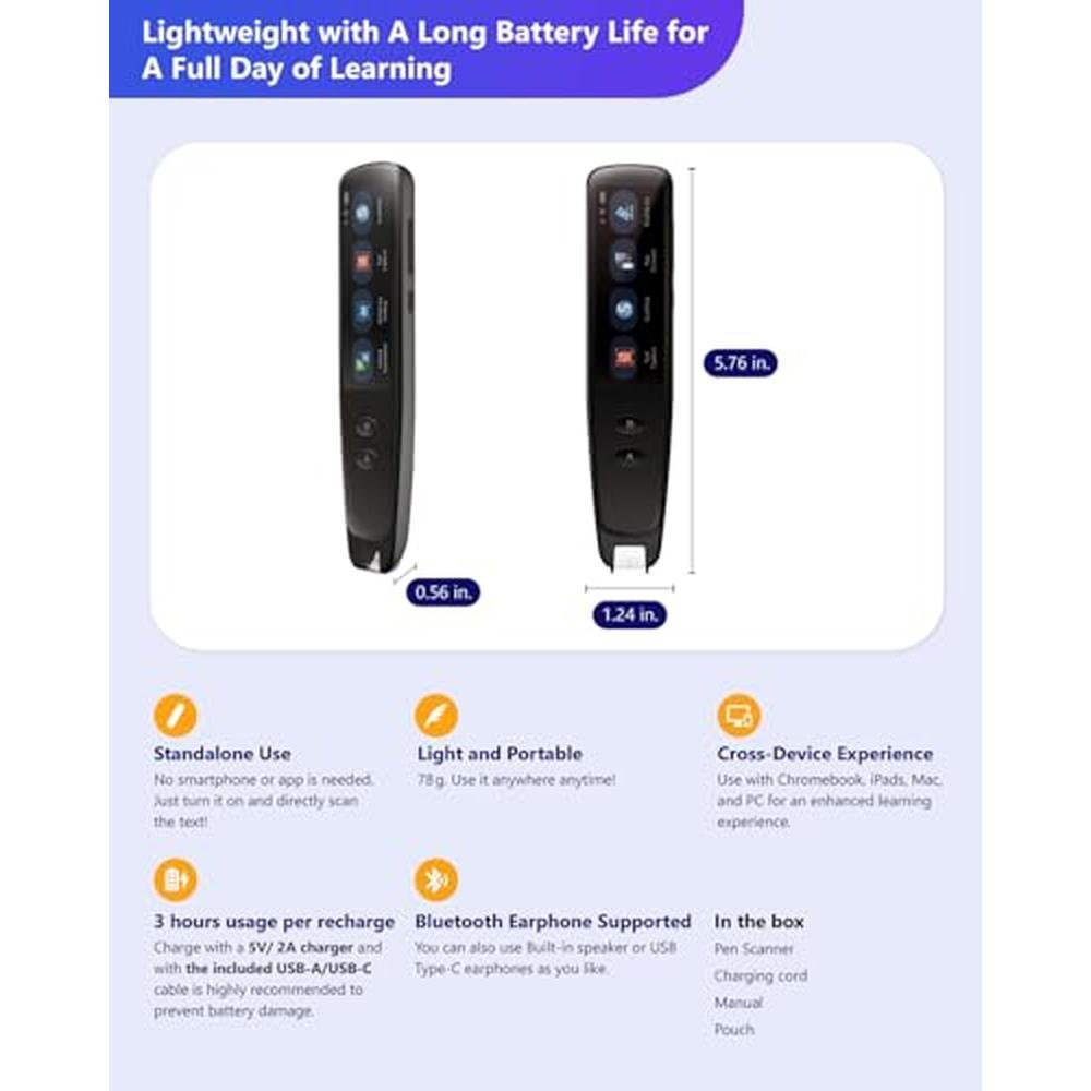 Reading PenPower: PenPower WorldPenScan Go Advanced – Close-up Detail
