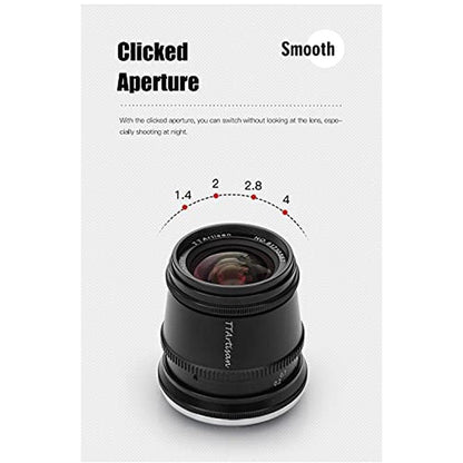 TTArtisan 17mm F1.4 Lens: Manual Focus MF Compatible with – Packaging