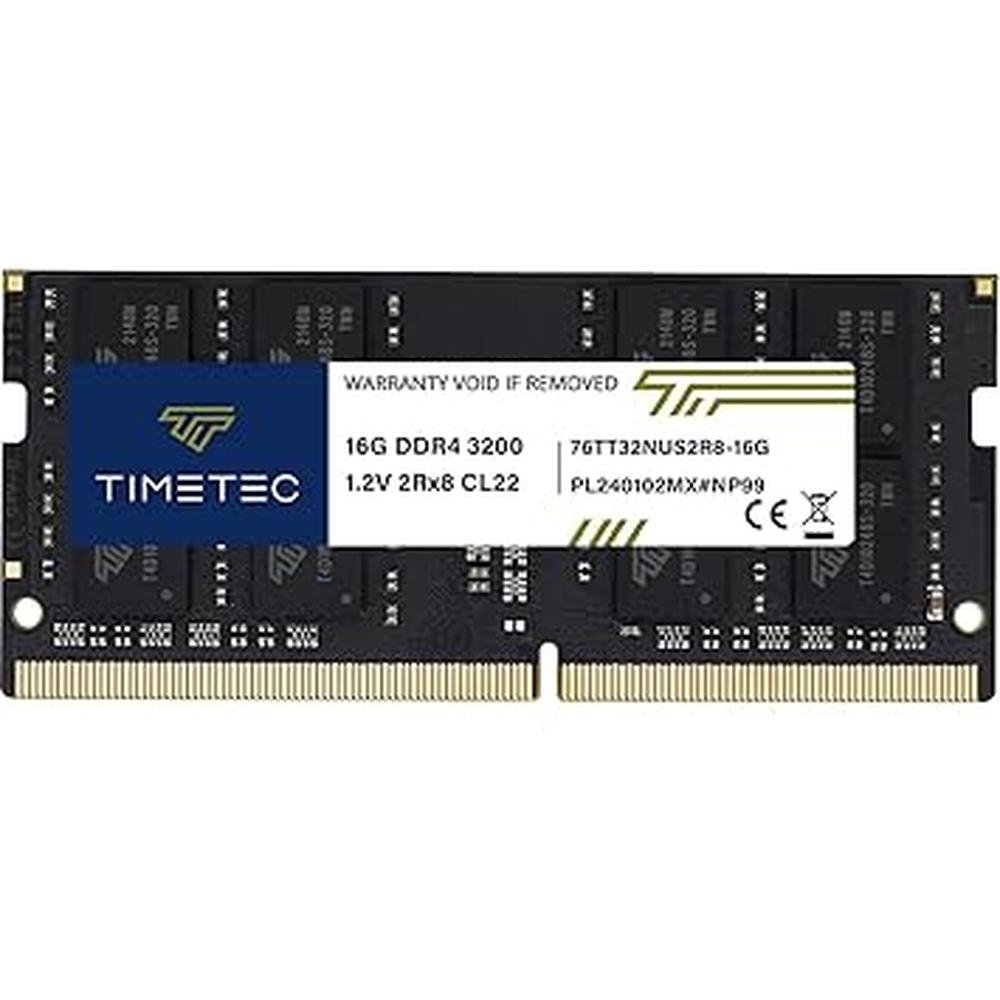 Timetec 16GB DDR4: Premium High-Performance RAM Module – Front View