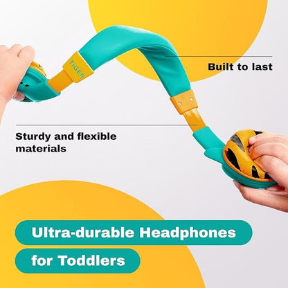 Kidrox Wired Toddler Headphones for 1-7 Years Old – In Use